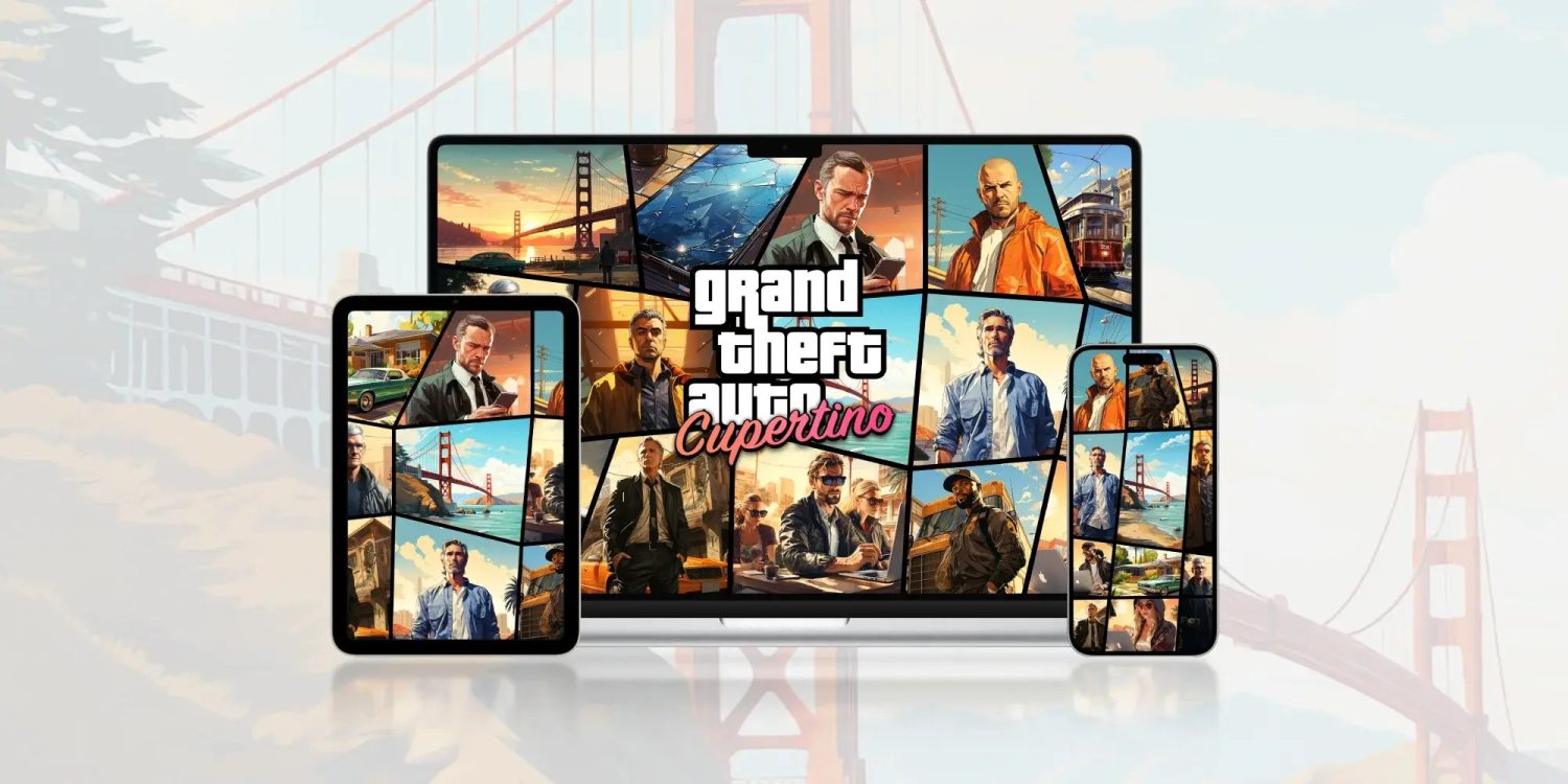 Grand Theft Auto Cupertino comme fond d'écran pour Mac, iPad et iPhone
